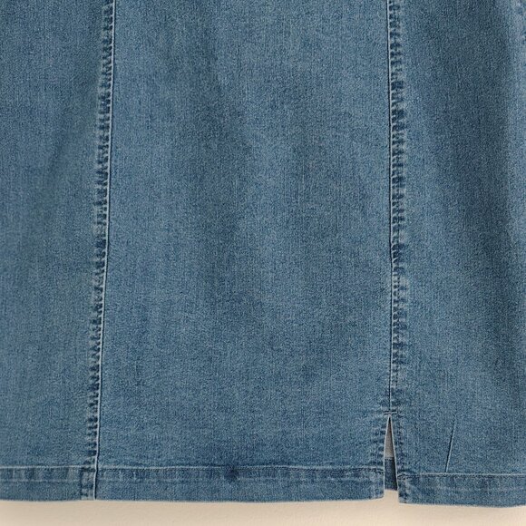 Cabana by Crown & Ivy Denim Stretch Spaghetti Strap Mini Dress - Size XL - Picture 4 of 5
